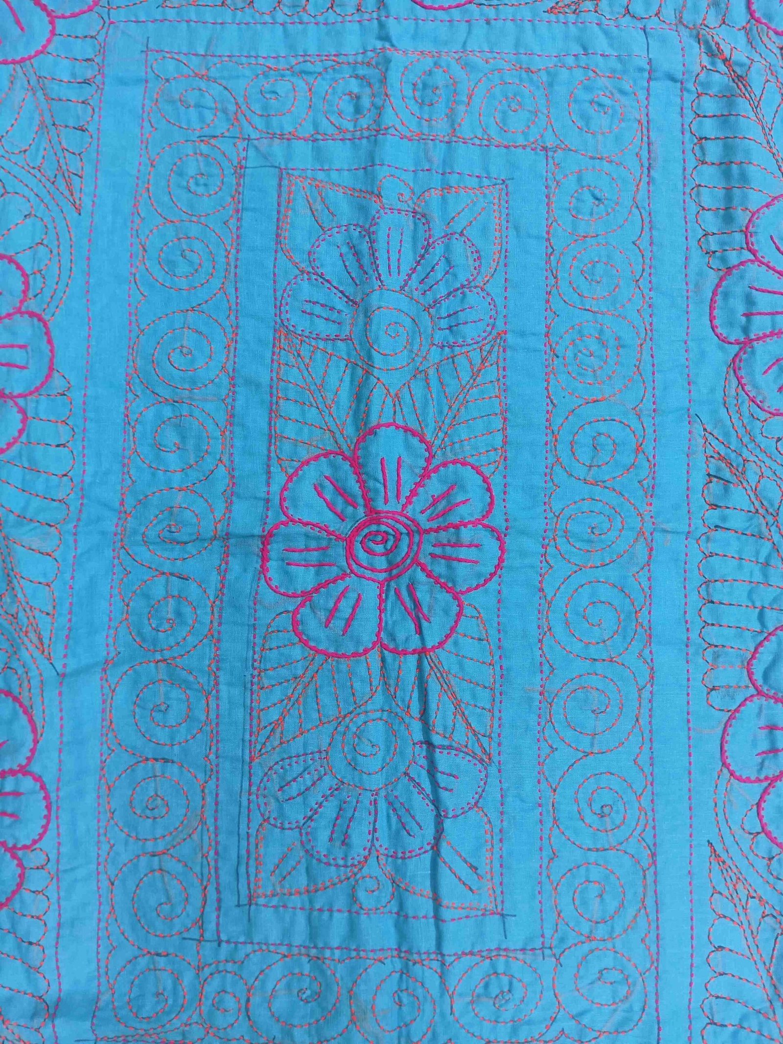 বেবি নকশী কাঁথা-লাইট ফিরোজা - Image 3