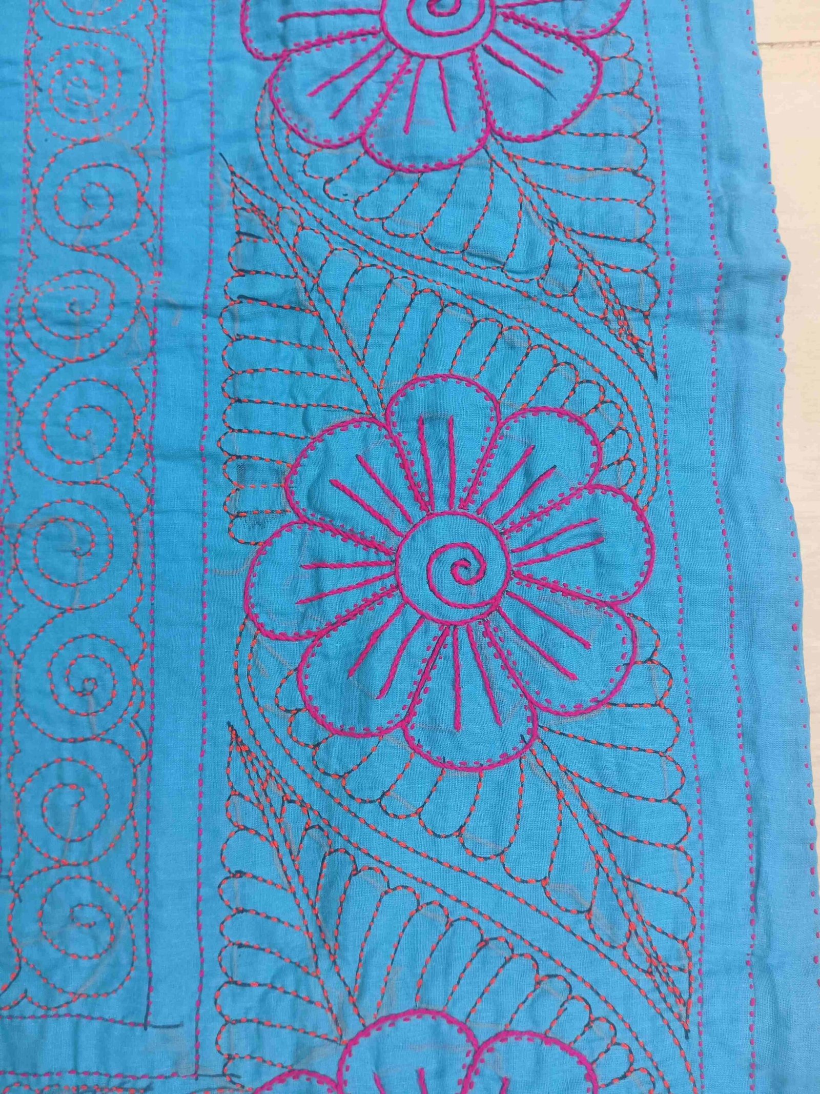 বেবি নকশী কাঁথা-লাইট ফিরোজা - Image 2