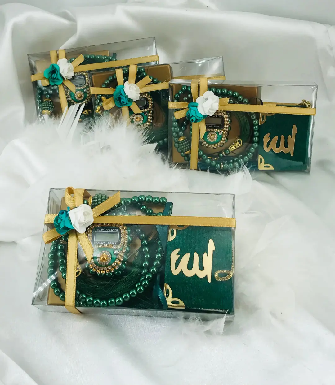 Premium Tasbeeh - Mini Quran Gift Set - Green