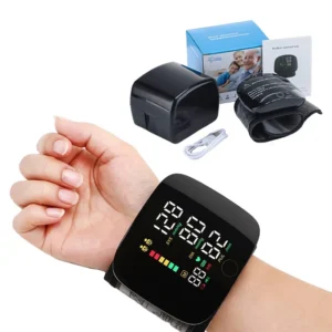 2 Piece of Rechargeable LED Display Wrist Blood Pressure Monitor